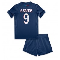 Echipament fotbal Paris Saint-Germain Goncalo Ramos #9 Tricou Acasa 2024-25 pentru copii maneca scurta (+ Pantaloni scurti)